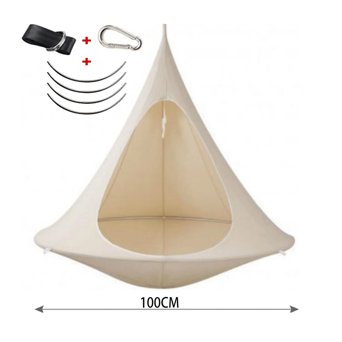 Hamac suspendue en forme de tipi pour enfants et adultes – Image 6