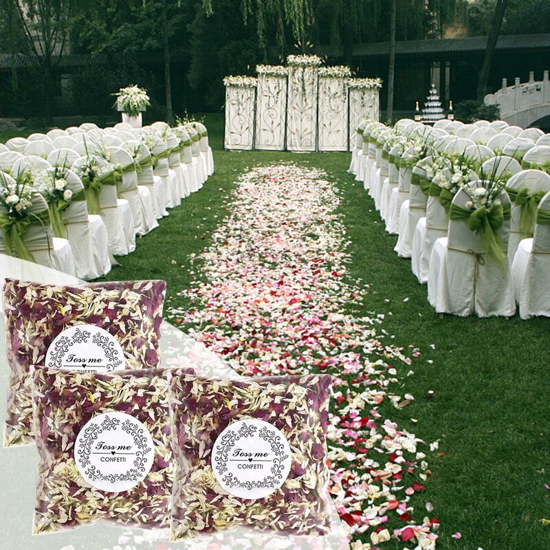 Confettis en pétales de fleurs séchées, 100% naturels, pour décoration de  mariage et de fête, pétales de Rose - Achetez tous vos produits pour votre  terrasse
