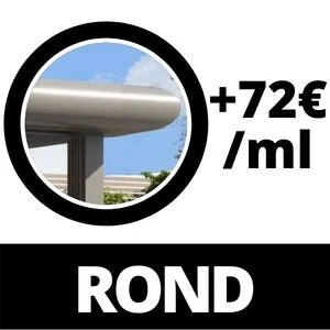 Habillage de Gouttière Rond 22 cm