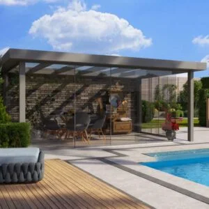 Pergola toiture en verre