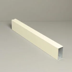 4 Poteaux Section 30x60x6060 (mm) Blanc crème Ral 9001