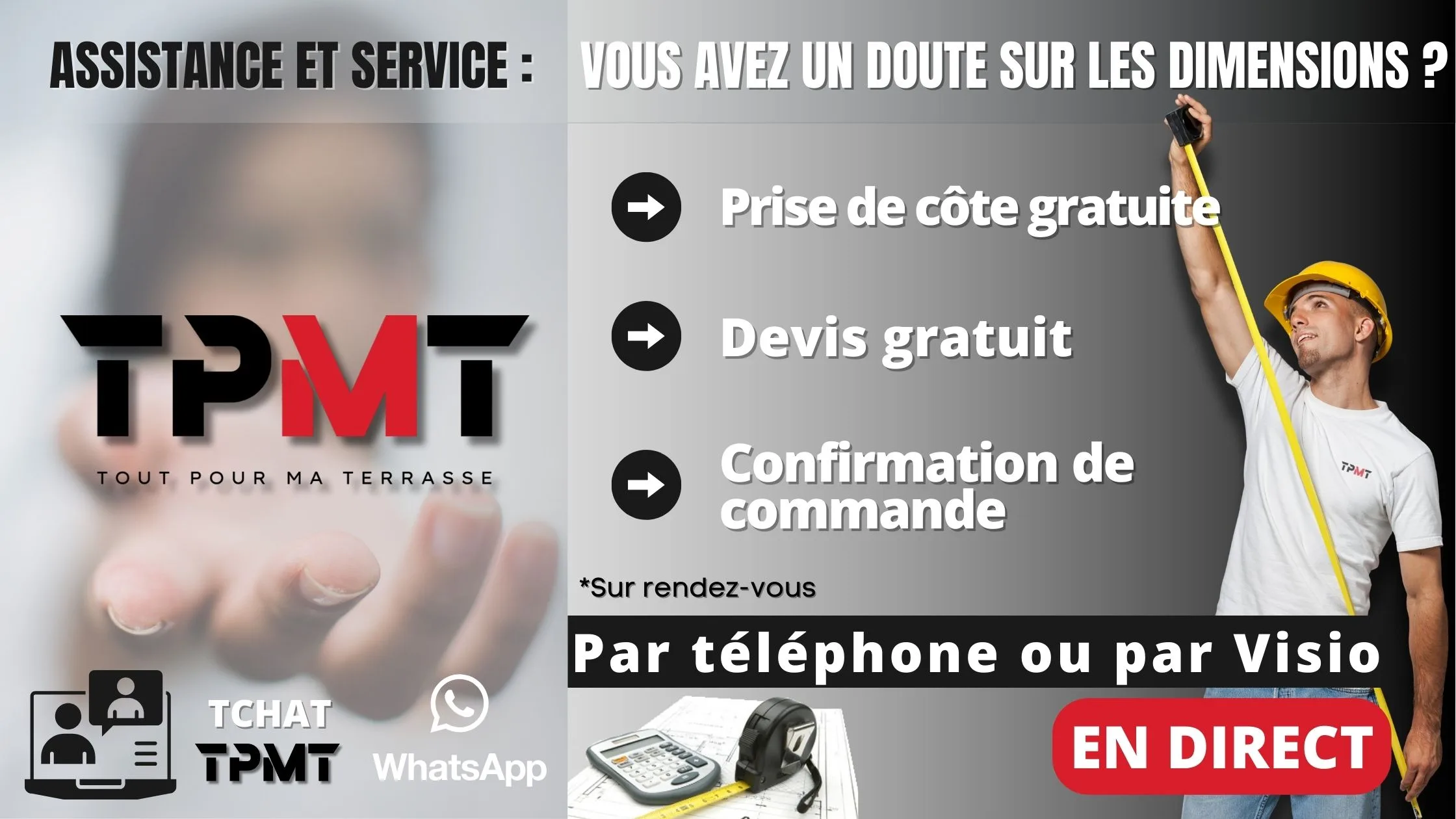 Assistance métrage gratuit