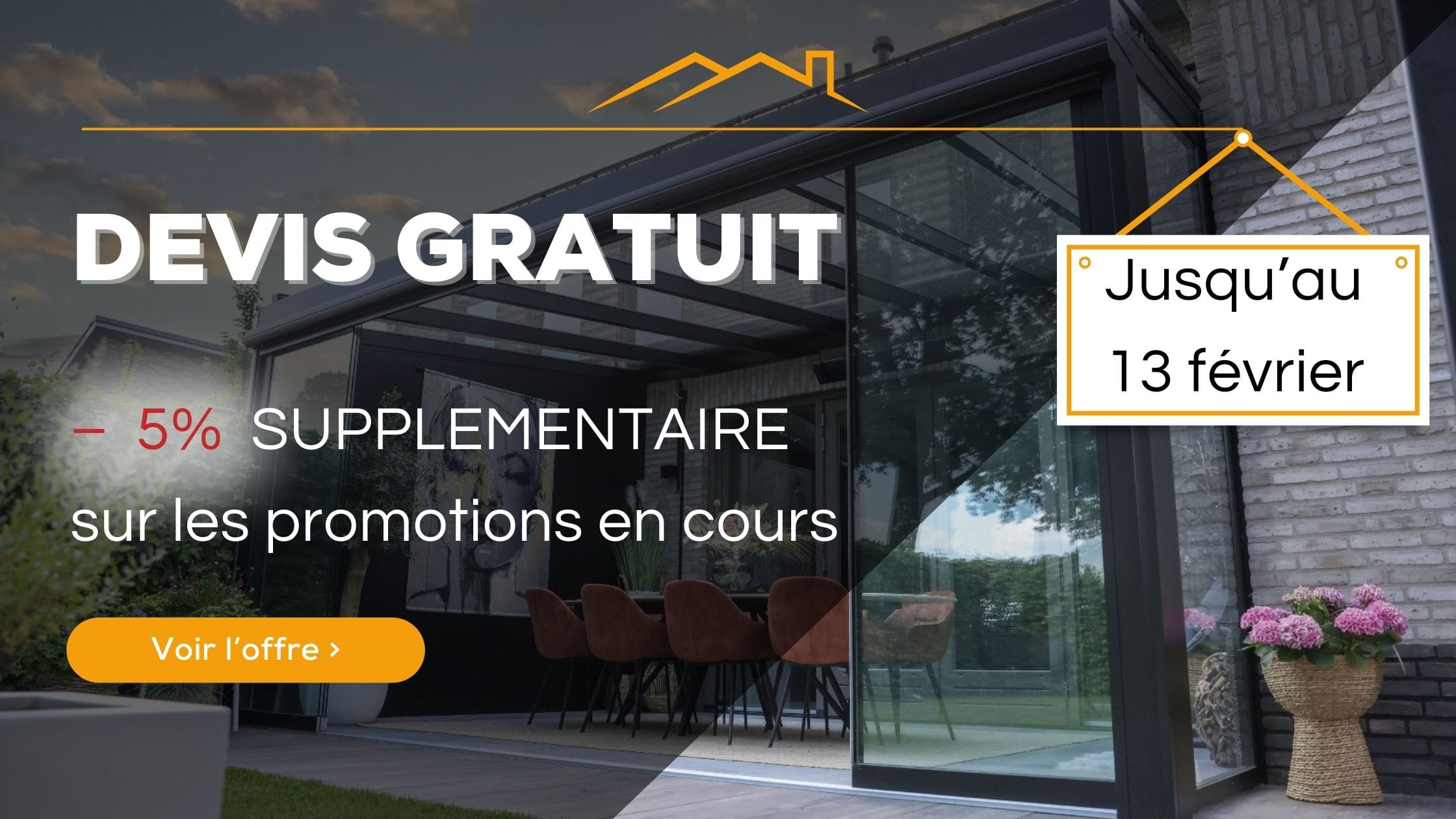 Promotion de 5% supplémentaire sur les offres en cous